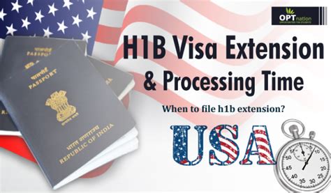 When To File H1b Extension H1b Visa Extension Processing Time Fees