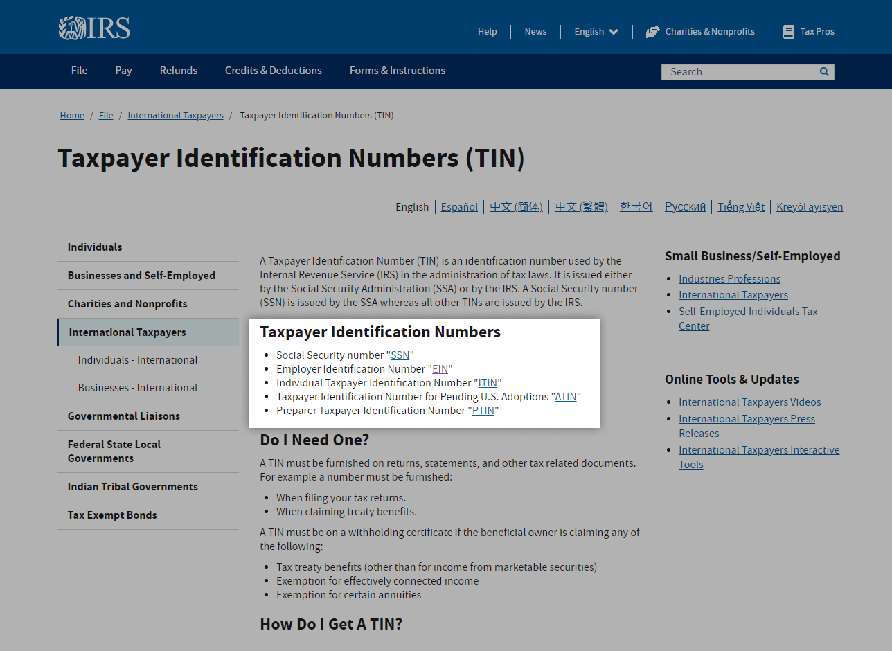 Where Is The Ein Number Located On Tax Forms Printable Online