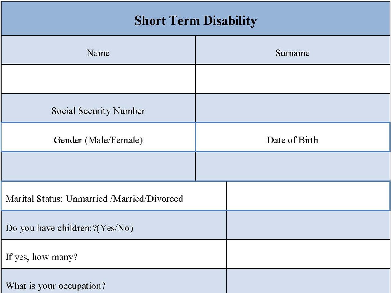 5 Ways Fill Disability