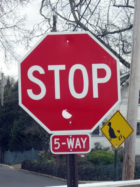 Why Are 4 Way Stop Signs Almost Always Labelled But 2 Way Stop Signs