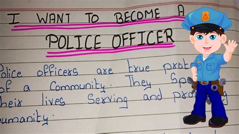 Why I Want To Be A Police Officer Essay Essay On Why I Want To Be A