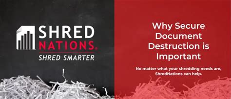 Why Secure Document Destruction Is Important Shred Nations