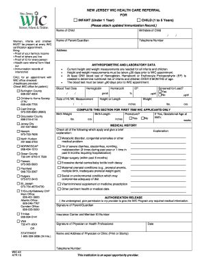 Wic 2016 2024 Form Fill Out And Sign Printable Pdf Template