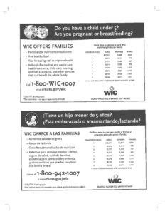 Wic Flyer Dewing Elementary