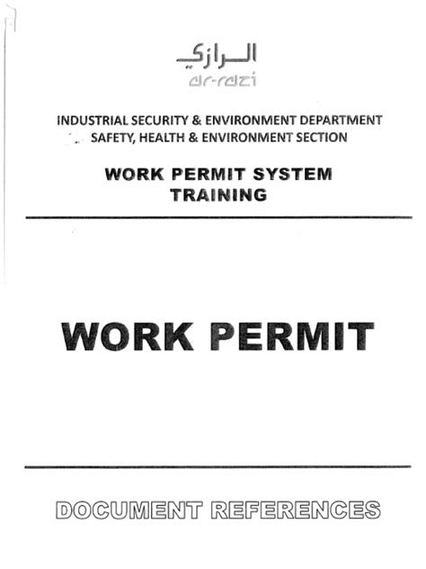 Work Permit Receiver Ar Razi Pdf