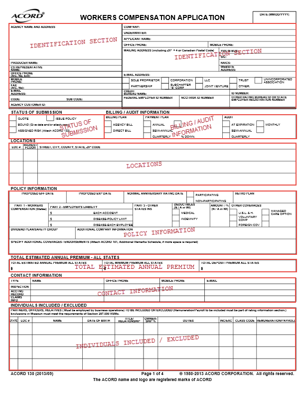 Workers Compensation Placement Fill Online Printable Fillable