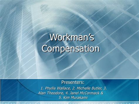 Workmans Comp Group Presentation