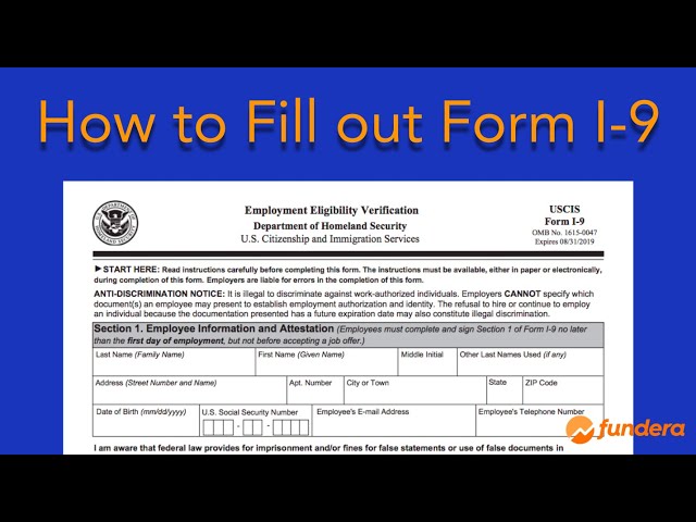 Workplace Basics Completing I 9 And W 4 Forms