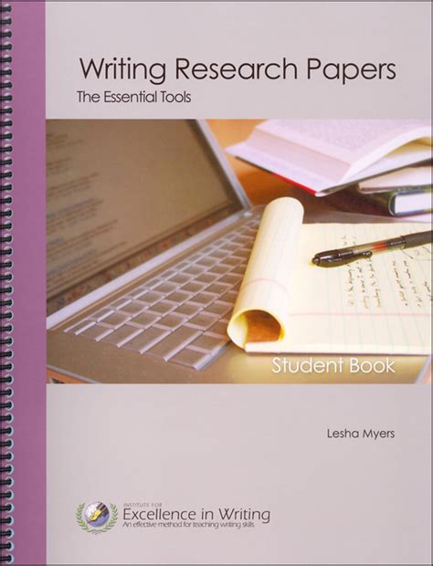 Writing Research Papers Essential Tools Student Book Only Institute