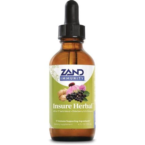 Zand Insure Herbal Immune Support 4 Fl Oz Liquid Swanson Health Products